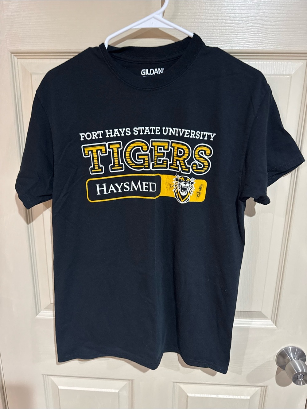 Gildan Black Fort Hays State Tigers HaysMed Graphic Tee